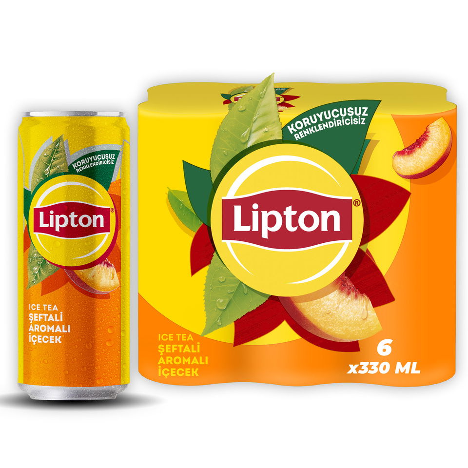 LİPTON SOĞUK ÇAY 6*330 ML. - ŞEFTALİ